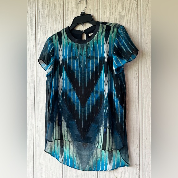 Rachel Roy Ikat Side Slits Top - Picture 13 of 13